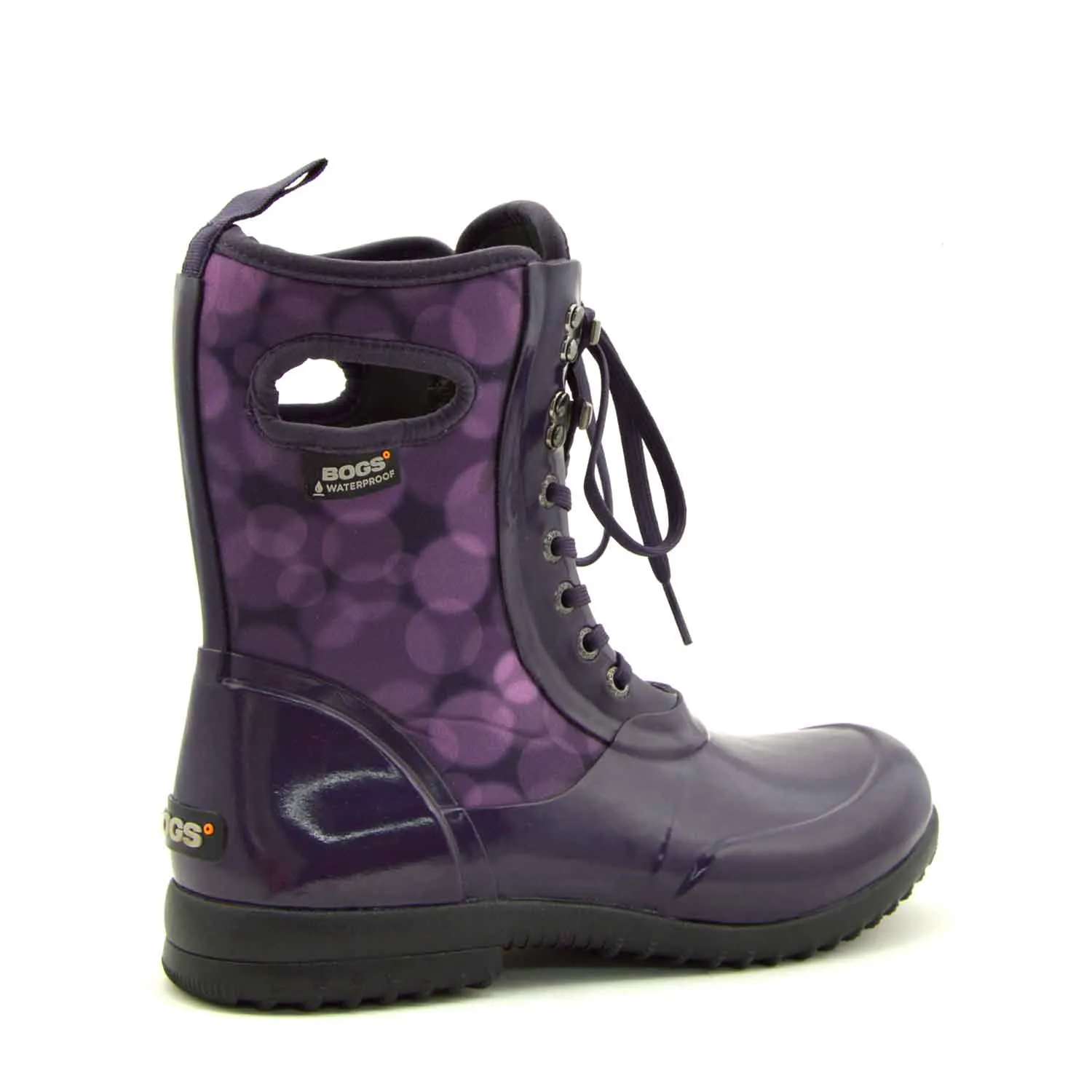 Sidney Rain Magenta Lace Up Gumboots