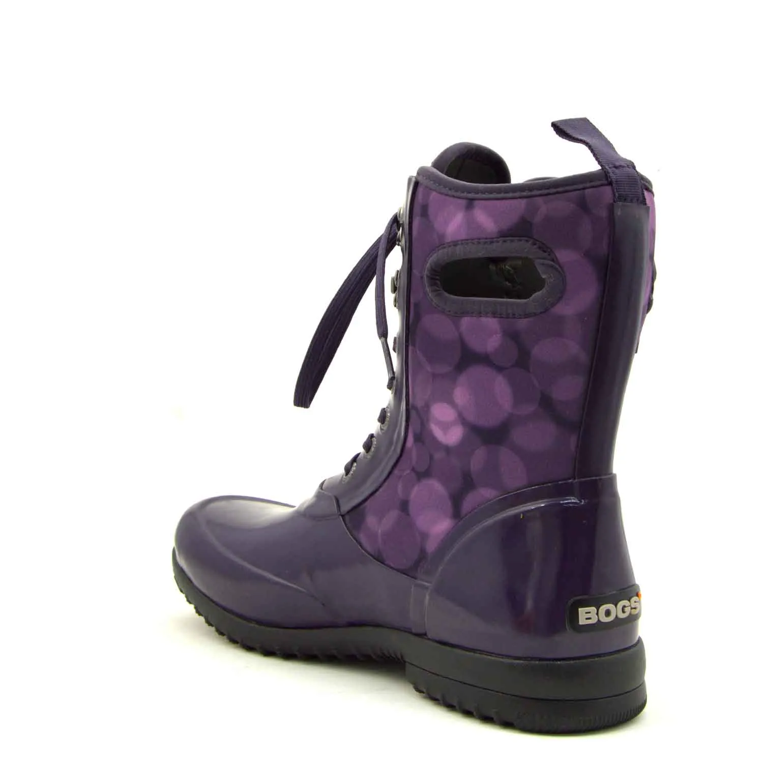 Sidney Rain Magenta Lace Up Gumboots
