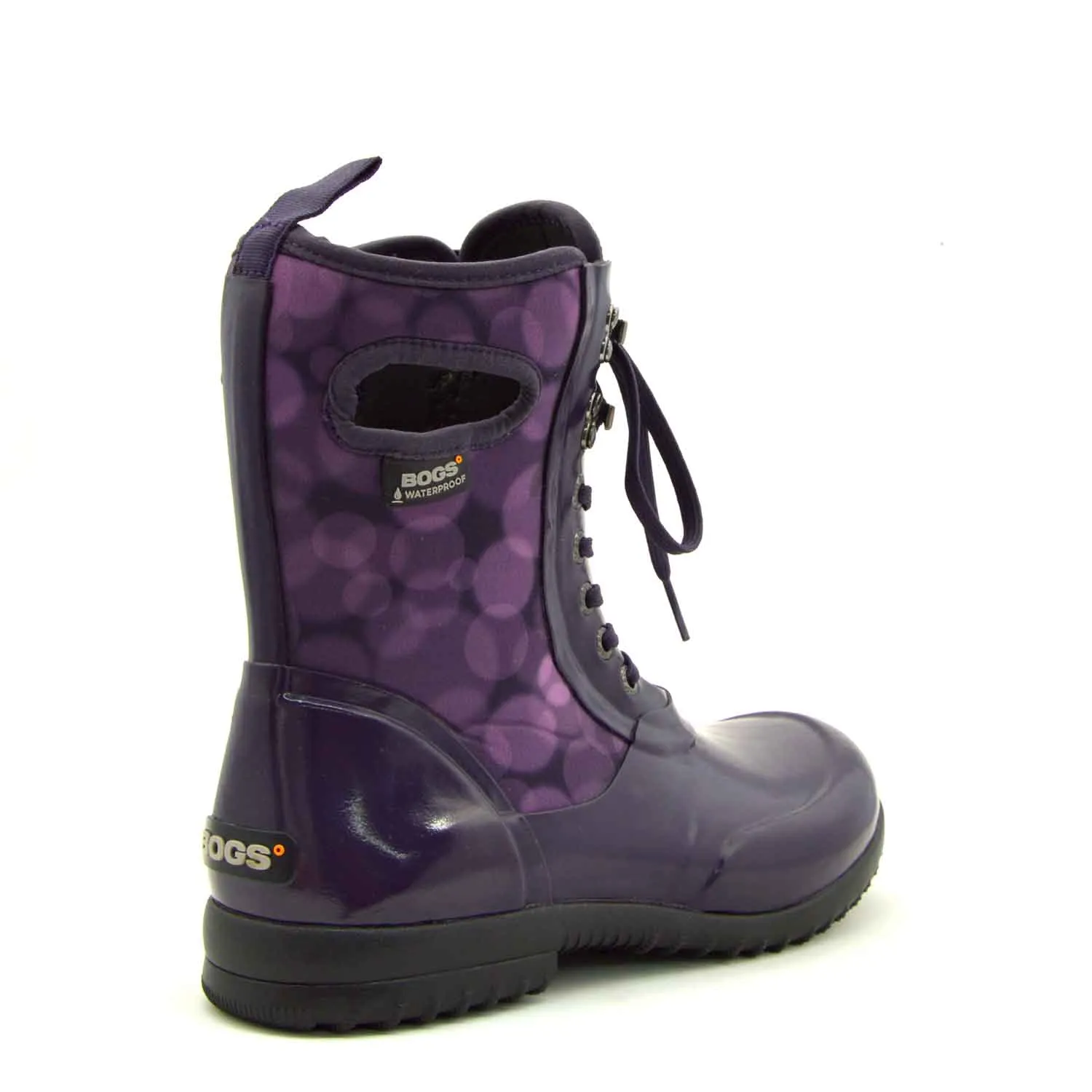 Sidney Rain Magenta Lace Up Gumboots