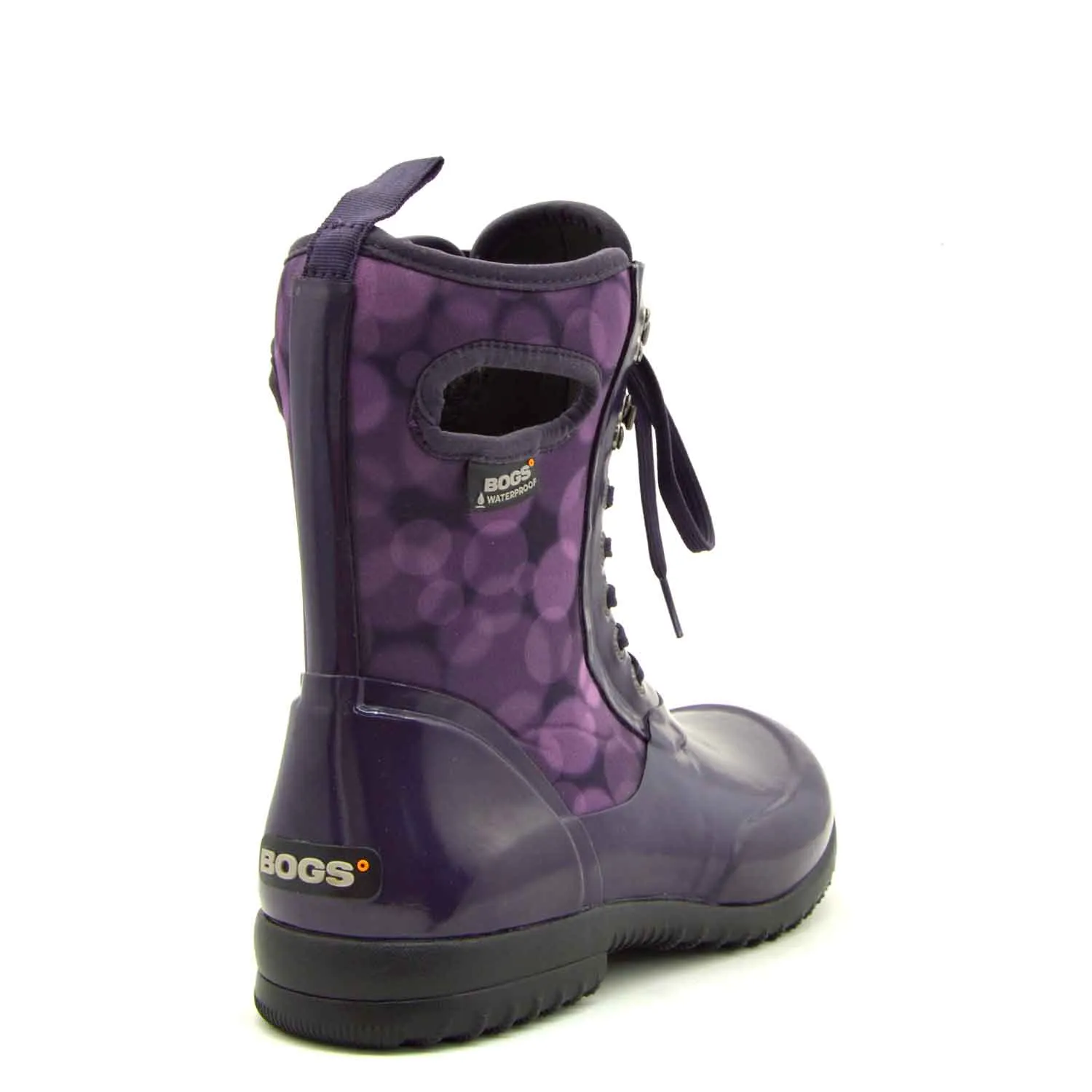 Sidney Rain Magenta Lace Up Gumboots