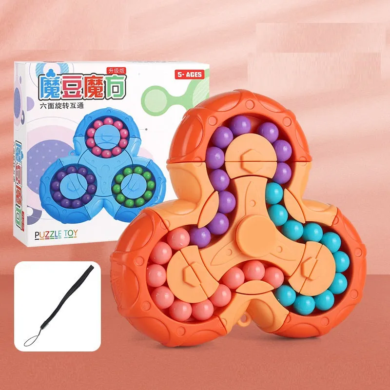 Six-sided Rotary Decompression Magic Bean Rotary Gyro Decompression Toy | Brodtica.com