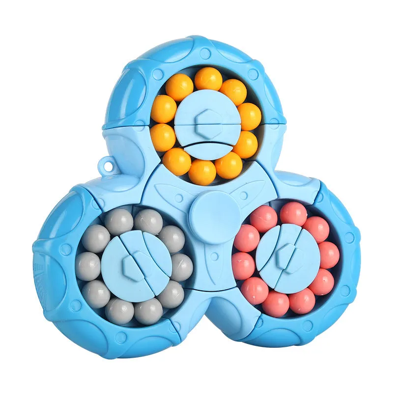 Six-sided Rotary Decompression Magic Bean Rotary Gyro Decompression Toy | Brodtica.com