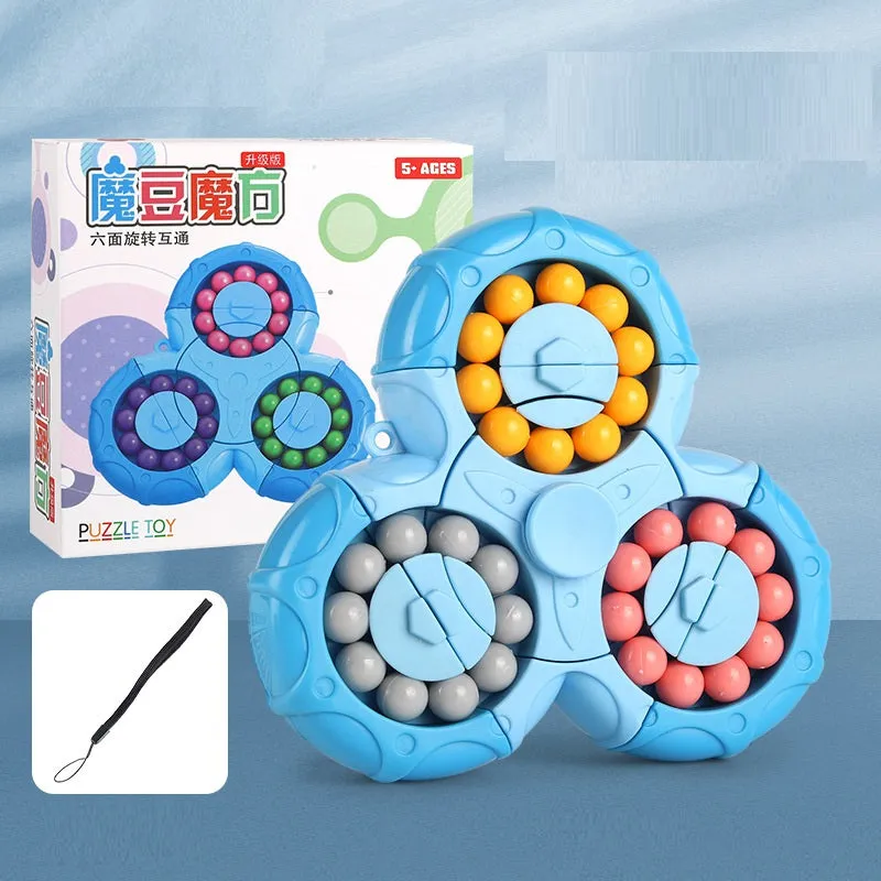 Six-sided Rotary Decompression Magic Bean Rotary Gyro Decompression Toy | Brodtica.com