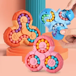 Six-sided Rotary Decompression Magic Bean Rotary Gyro Decompression Toy | Brodtica.com
