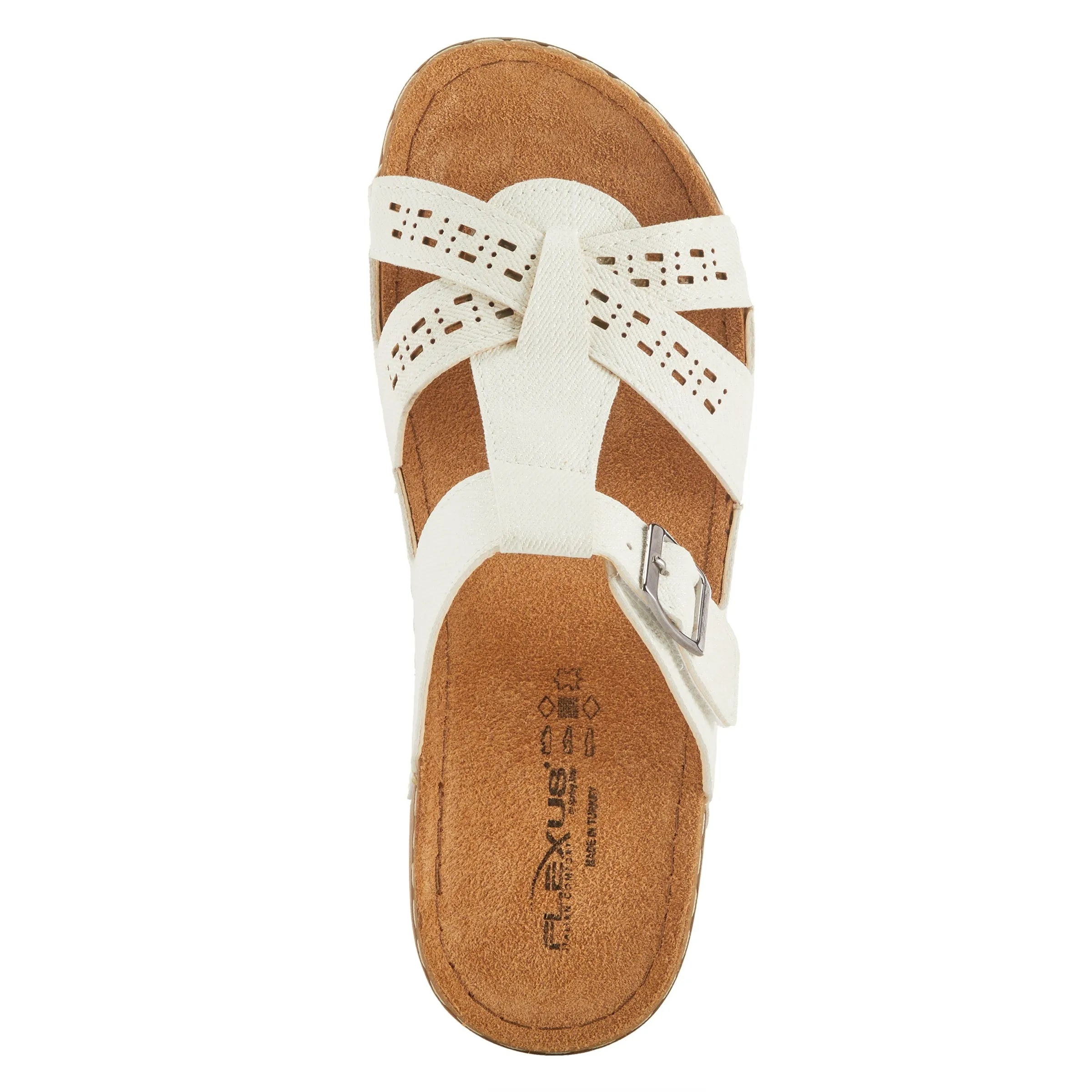 Spring Step Shoes Flexus Nery Jeans Slide Sandal Women's Denim Vegan