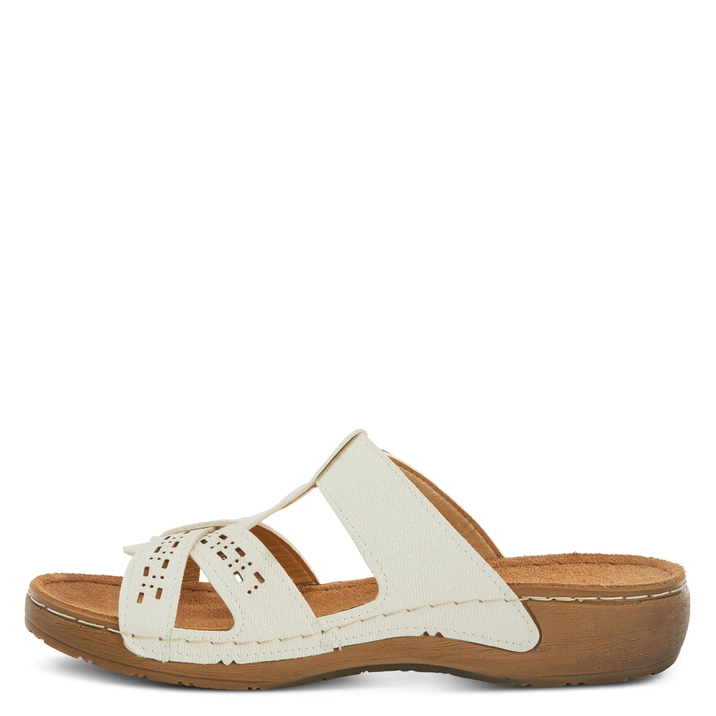 Spring Step Shoes Flexus Nery Jeans Slide Sandal Women's Denim Vegan