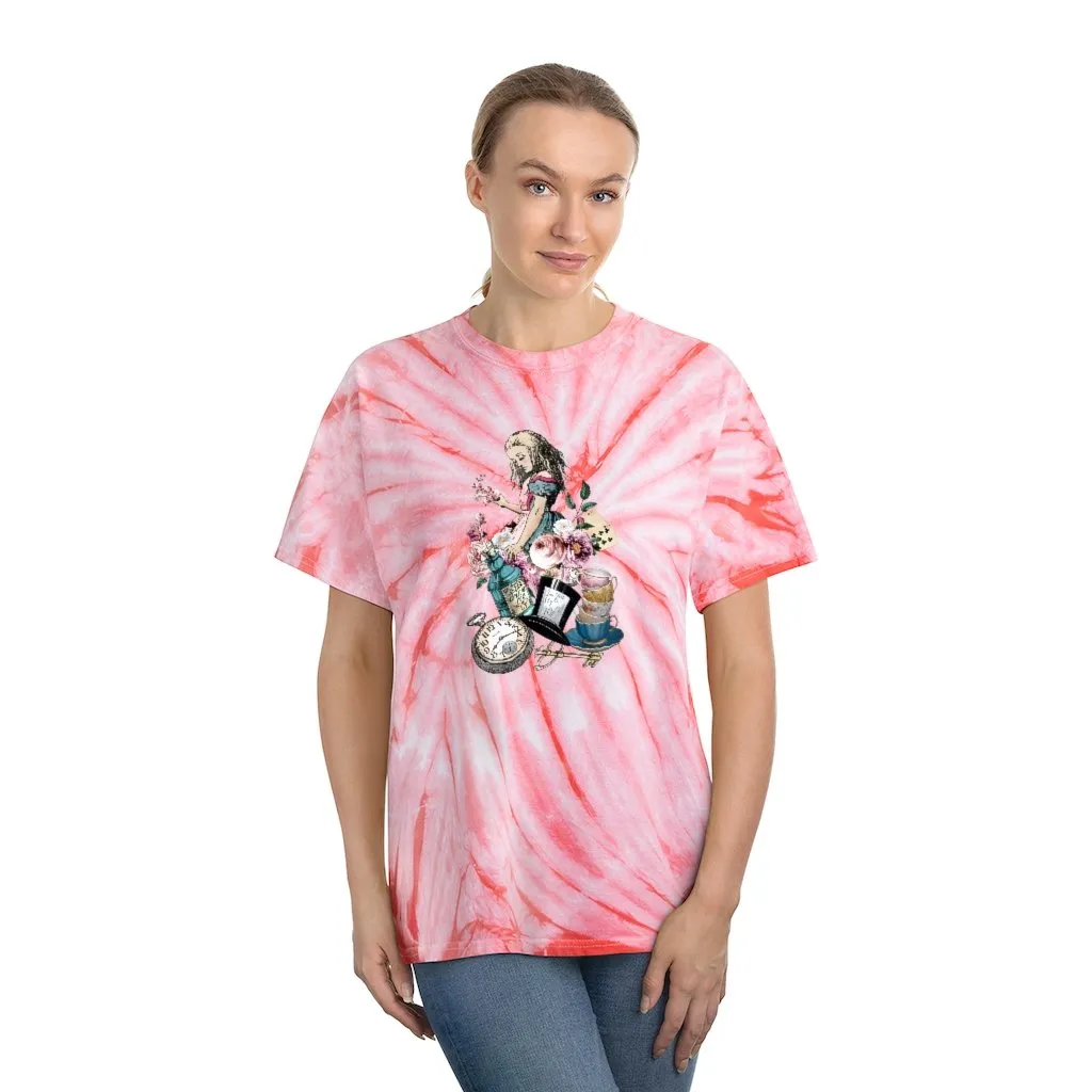 Tie Dye Shirt-Alice in Wonderland 45 Colorful Series, Tie Dye Graphic Tee
