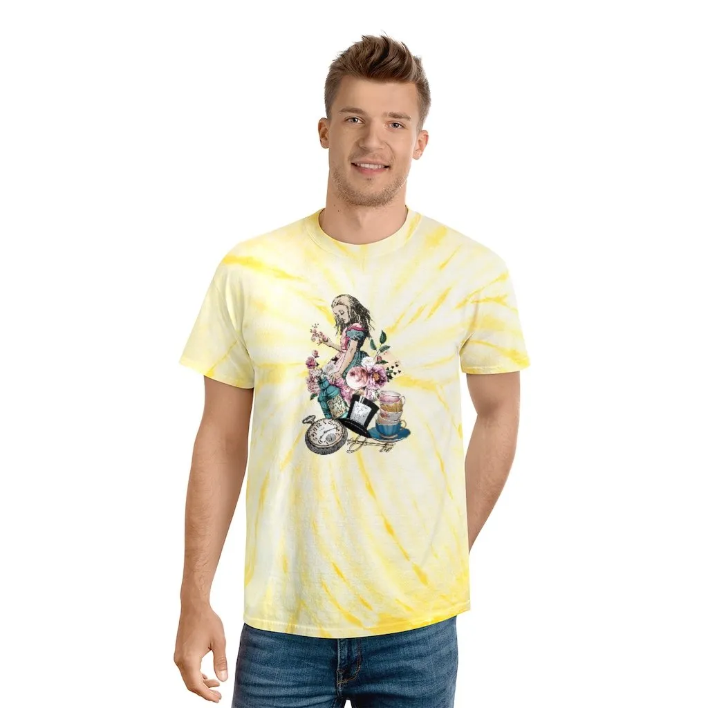 Tie Dye Shirt-Alice in Wonderland 45 Colorful Series, Tie Dye Graphic Tee