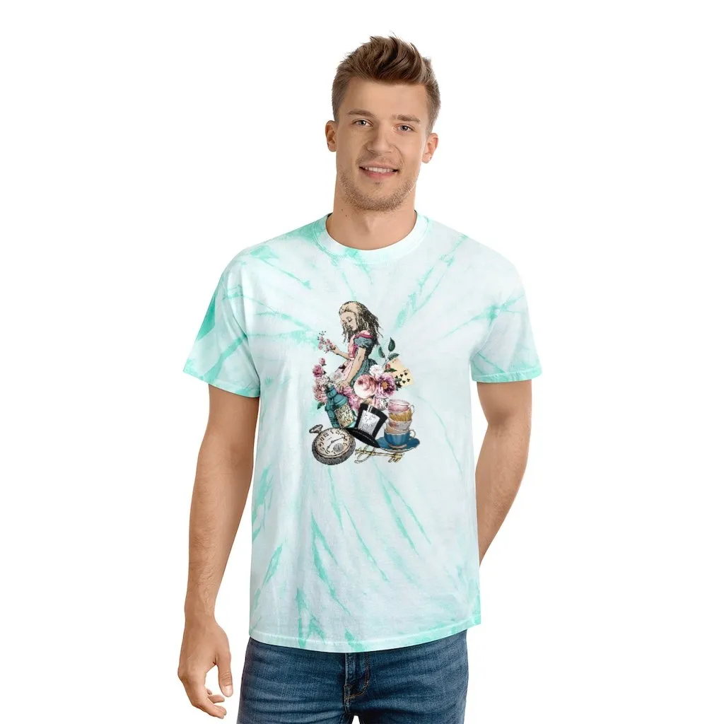 Tie Dye Shirt-Alice in Wonderland 45 Colorful Series, Tie Dye Graphic Tee