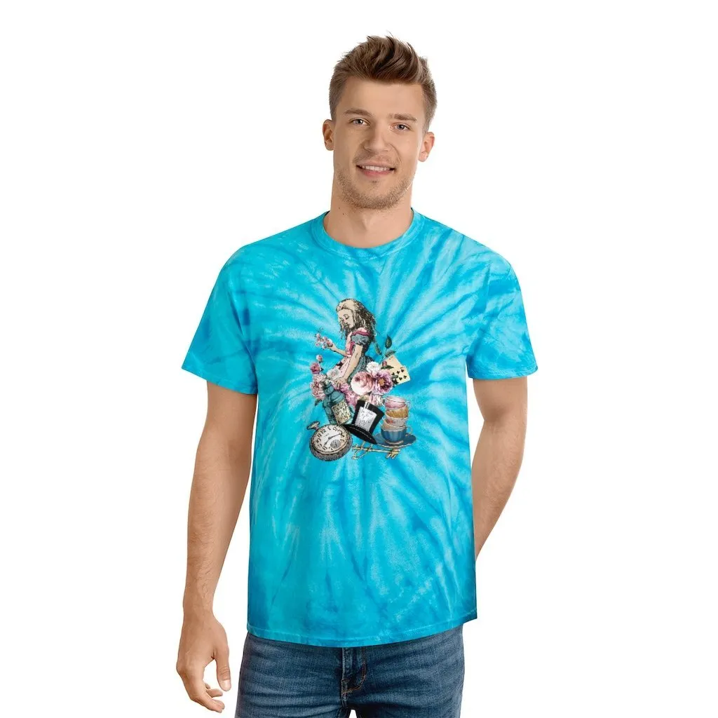 Tie Dye Shirt-Alice in Wonderland 45 Colorful Series, Tie Dye Graphic Tee