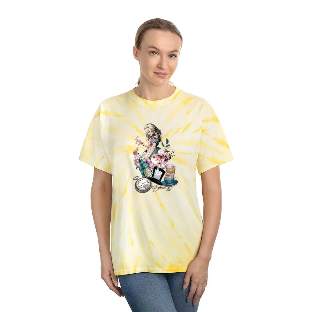 Tie Dye Shirt-Alice in Wonderland 45 Colorful Series, Tie Dye Graphic Tee