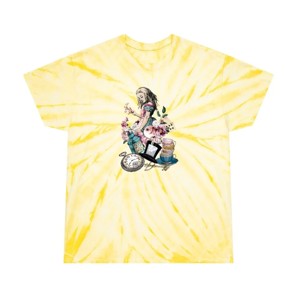 Tie Dye Shirt-Alice in Wonderland 45 Colorful Series, Tie Dye Graphic Tee