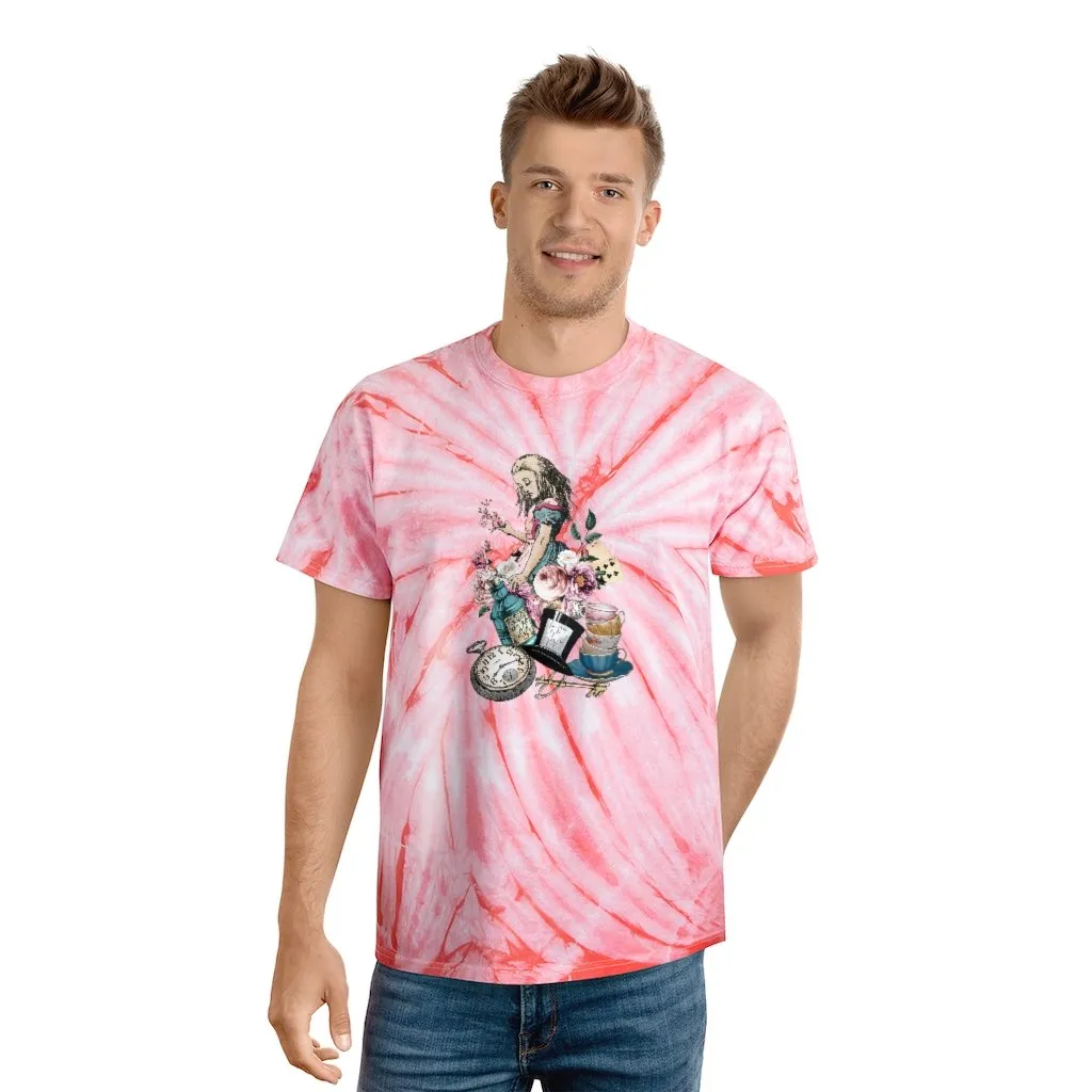 Tie Dye Shirt-Alice in Wonderland 45 Colorful Series, Tie Dye Graphic Tee