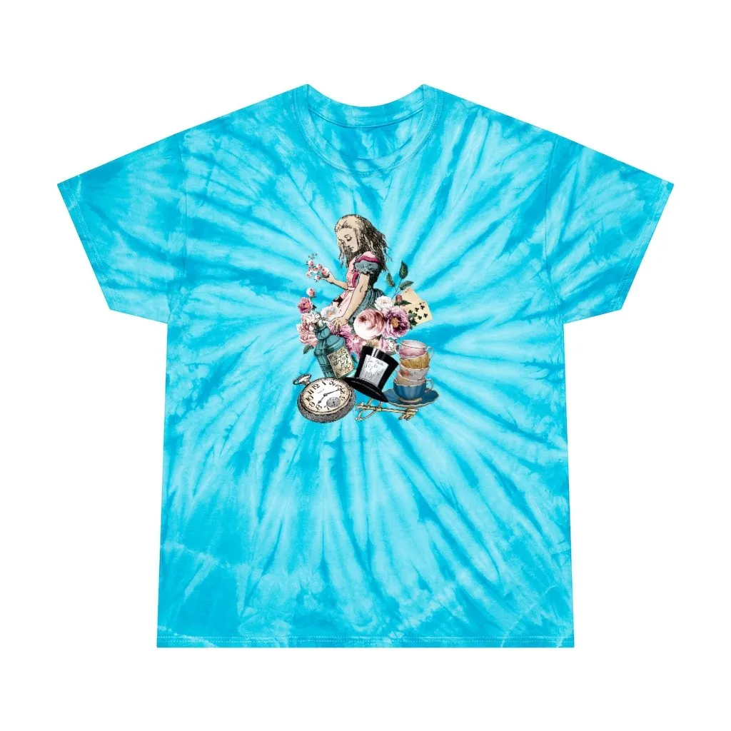 Tie Dye Shirt-Alice in Wonderland 45 Colorful Series, Tie Dye Graphic Tee