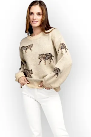Tiger Pattern Sweater