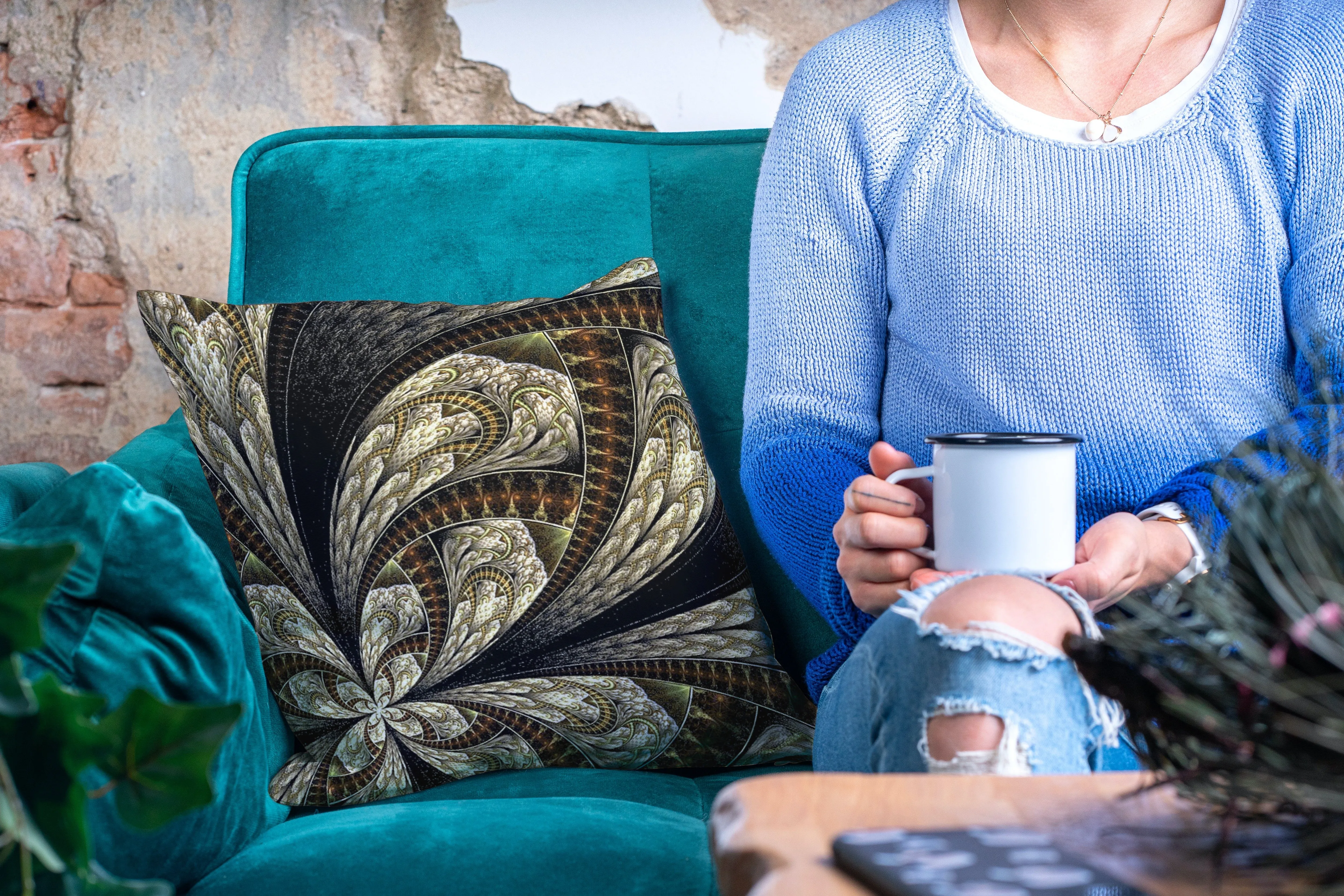 Unique Faux Suede Throw Pillow Black Gold, Pillow Included, Beautiful Decorative Faux Suede Cushions, Unique Luxury Cushions, 4 Sizes