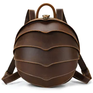 Vintage Handmade Leather Creative Backpack Personality Beetle | Brodtica.com