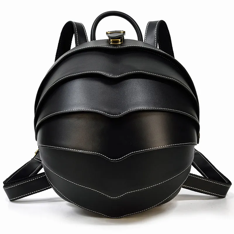 Vintage Handmade Leather Creative Backpack Personality Beetle | Brodtica.com