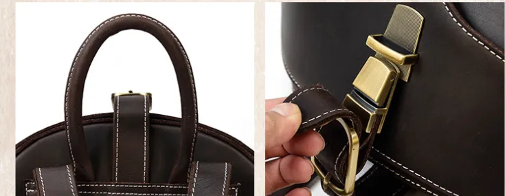 Vintage Handmade Leather Creative Backpack Personality Beetle | Brodtica.com