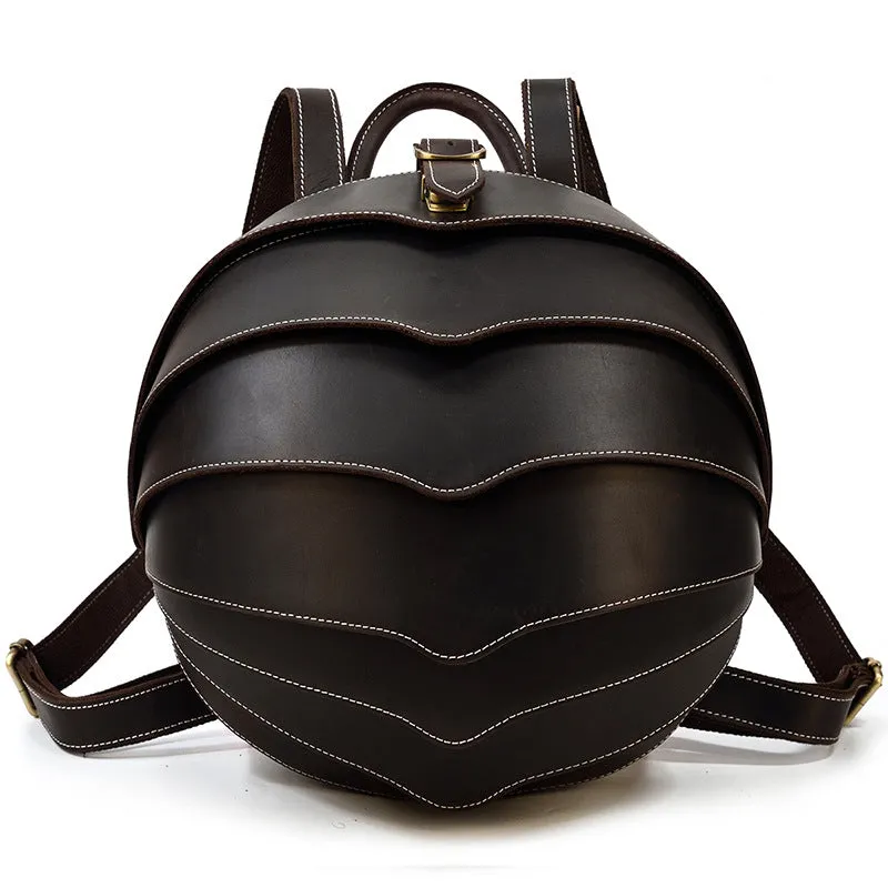 Vintage Handmade Leather Creative Backpack Personality Beetle | Brodtica.com