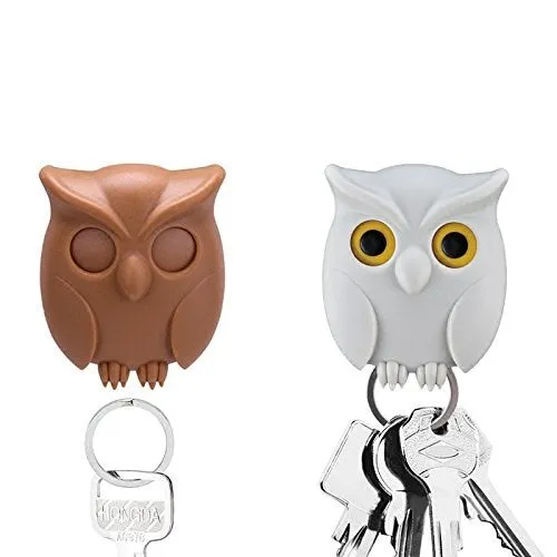 Wall Key Holder Night Owl Magnetic Wall Magnets Keep Keychains Hooks | Brodtica.com