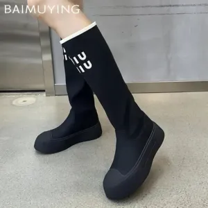 Winter Leather Gothic Chelsea Boots